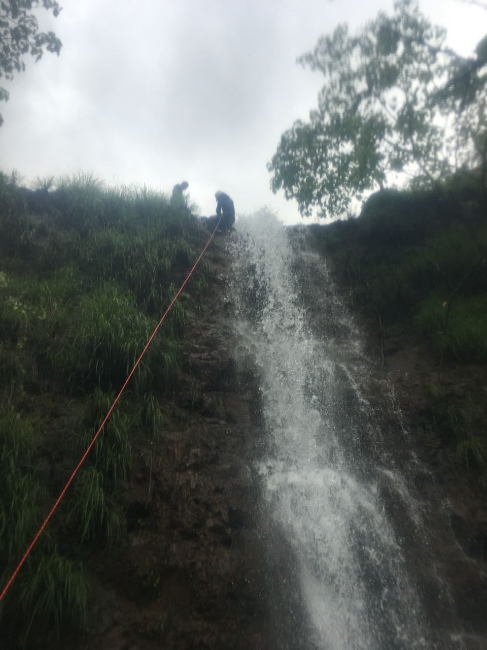 Waterfall rappelling @ Nisargshala